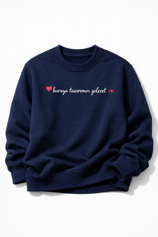 Sevgililer Günü Kendin Tasarla - Oversize Premium Sweatshirt