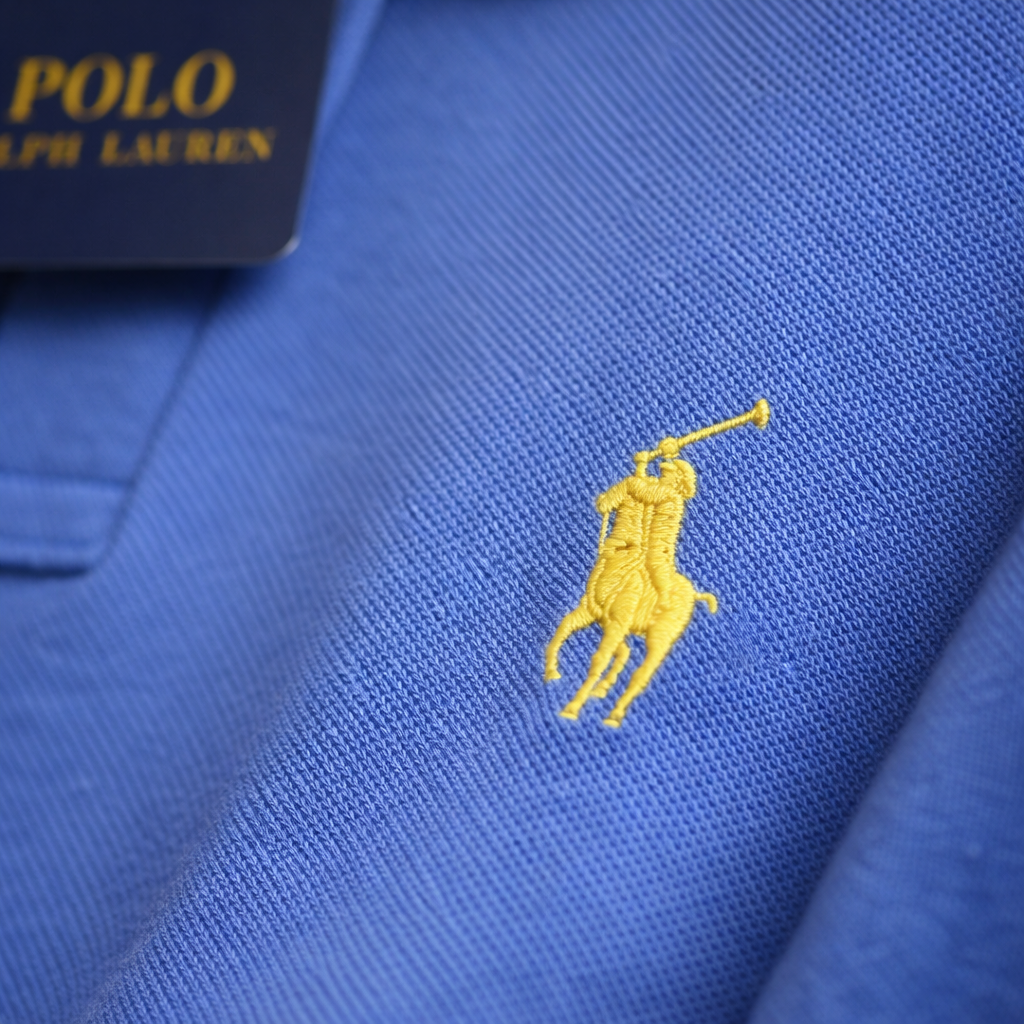 Polo Ralphauren Yakalı T-Shirt - Mavi