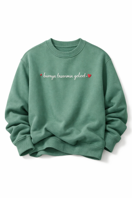 Sevgililer Günü Kendin Tasarla - Oversize Premium Sweatshirt