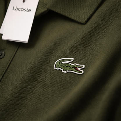 Lacoste Yakalı T-Shirt - Yeşil