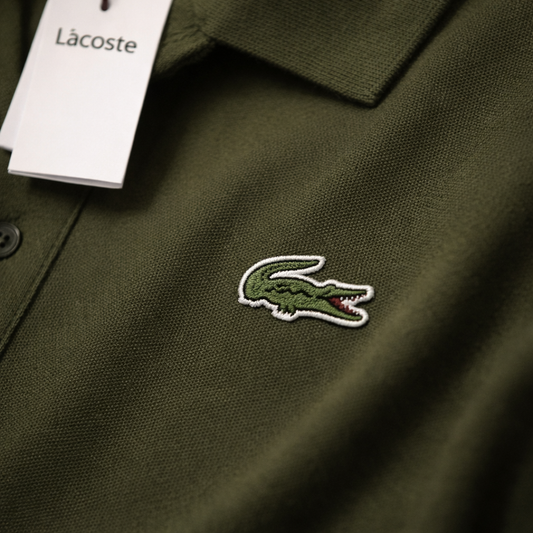 Lacoste Yakalı T-Shirt - Yeşil