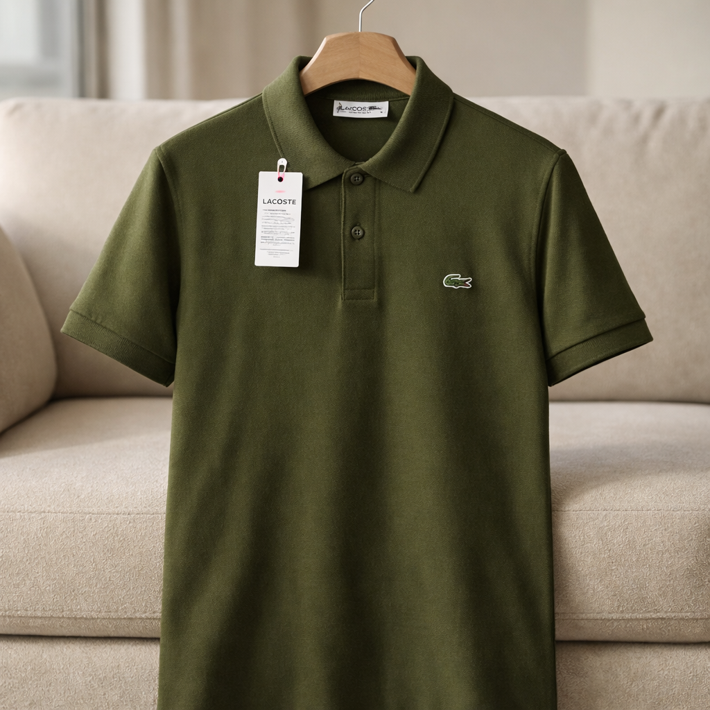 Lacoste Yakalı T-Shirt - Yeşil