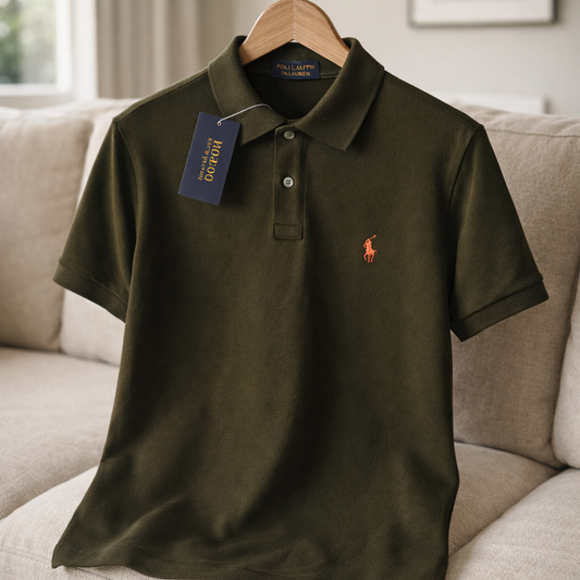 Polo Ralphauren Yakalı T-Shirt - Yeşil