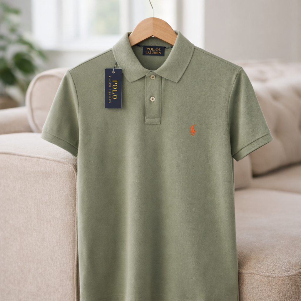 Polo Ralphauren Yakalı T-Shirt - Yeşil