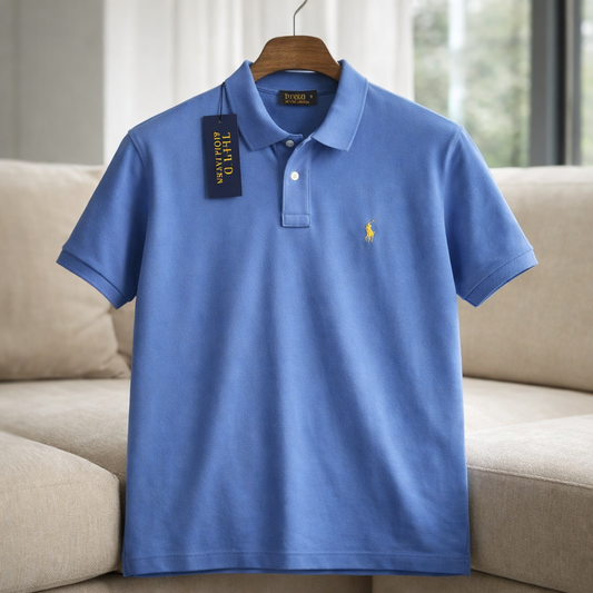 Polo Ralphauren Yakalı T-Shirt - Mavi