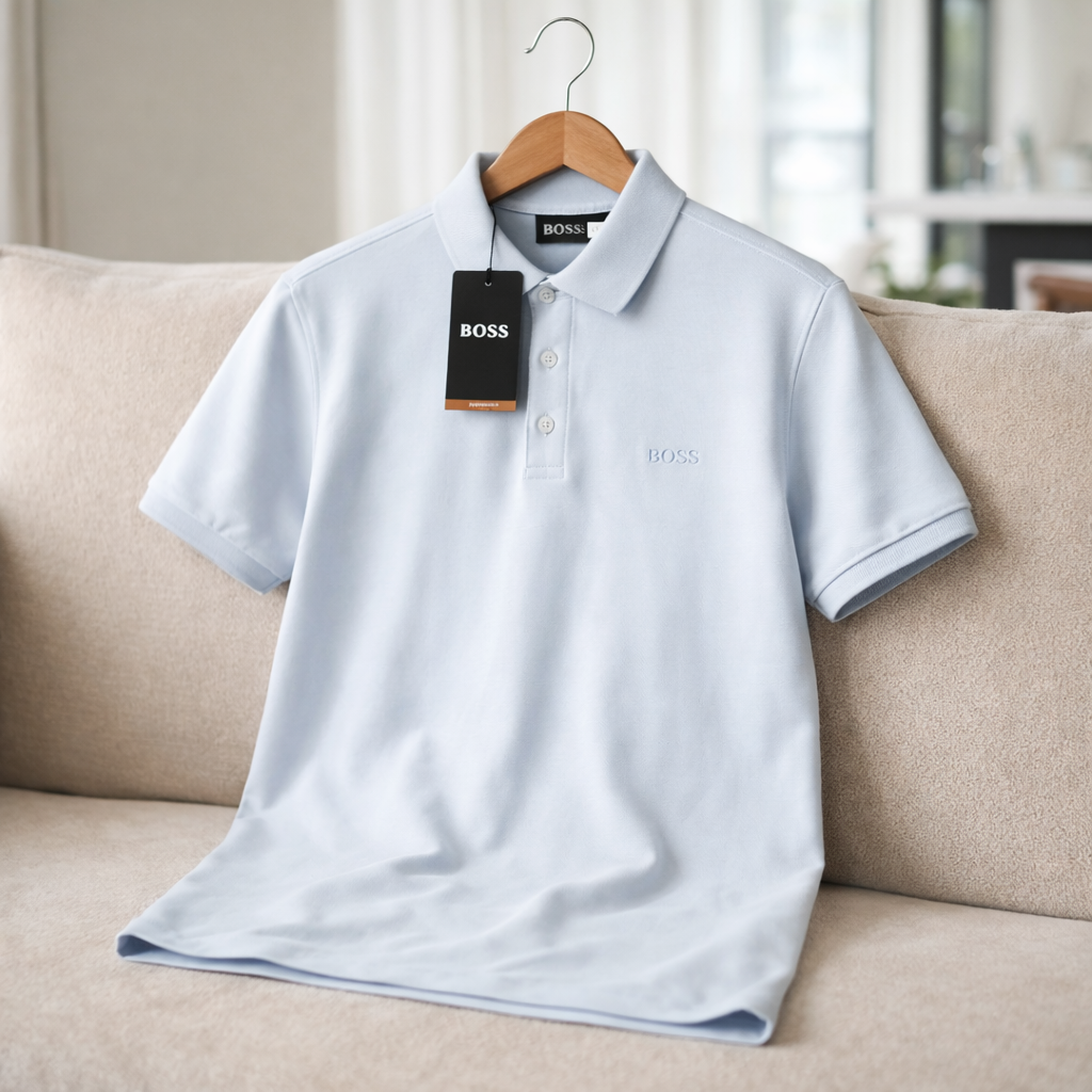 Polo Ralphauren Yakalı T-Shirt - Mavi