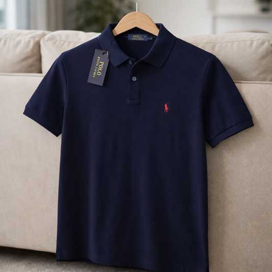Polo Ralphauren Yakalı T-Shirt - Lacivert