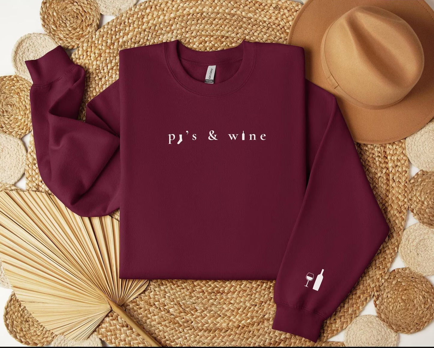 Wine - Oversize Premium Sweatshirt